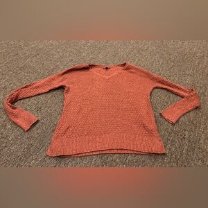 American Eagle Outfitters M burnt orange LS casual career sweater EUC gorgeous